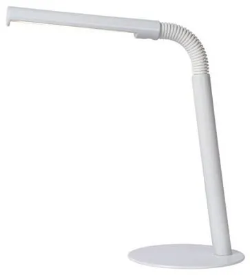 Biała ledowa lampa biurkowa z giętkim ramieniem Lucide 36612/03/31 Gilly LED 5W 2700K Hit cenowy