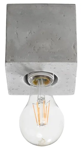 Lampa sufitowa betonowy sześcian Sollux Lighting SL.0681 Ariz E27 Dostępne od ręki