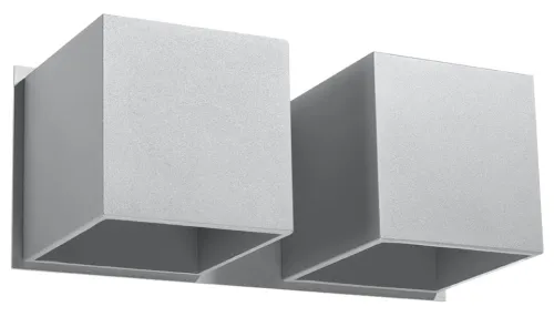 Niska cena Quad 2 Szary Kinkiet Sollux Lighting SL.0658