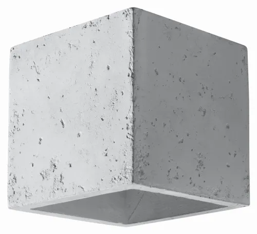 Betonowy kinkiet sześcian Sollux Lighting SL.0487 Orbis G9 Bezpieczne zakupy