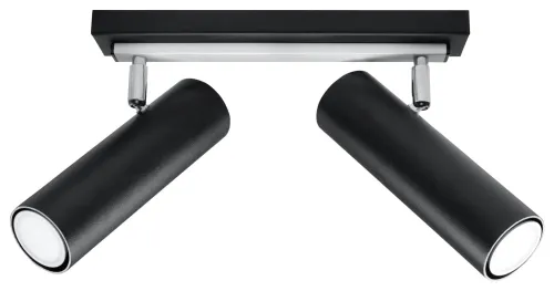 Direzione 2 Czarny Plafon Sollux Lighting SL.0500 Hit sprzedaży