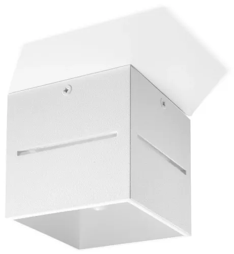 Biała lampa sufitowa mała kostka sześcian Sollux Lighting SL.0209 Loreto G9 10x10x10cm Bezpieczna płatność