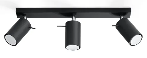 Ostatnia szansa Ring 3 Czarny Plafon Sollux Lighting SL.0093