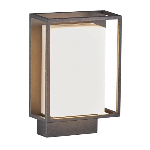 Zewnętrzna lampa ścienna Kinkiet na elewację Nordlux 49041003 Nestor LED 8W 2700K IP44 14x22cm czarny Premium