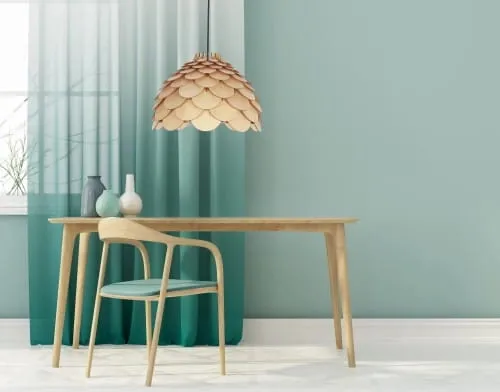 Lampa wisząca kopuła z płatków sklejki Light Prestige LP-101335/1P S Burgo E27 35cm x 120cm Szybka dostawa