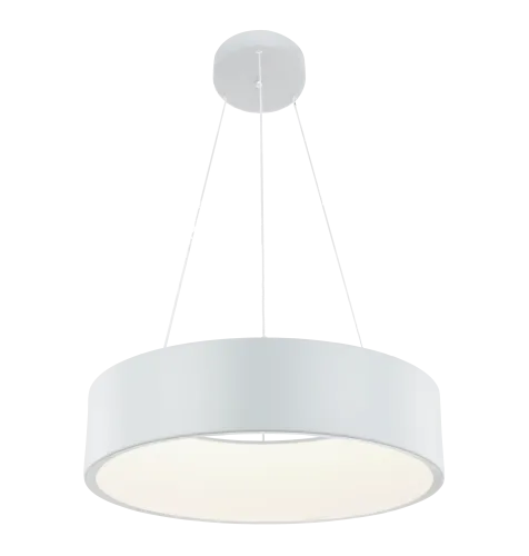 Lampa wisząca wysoka biała obręcz 45cm Light Prestige LP-622/1P WH Malaga LED 24W 3000K Tylko do końca tygodnia