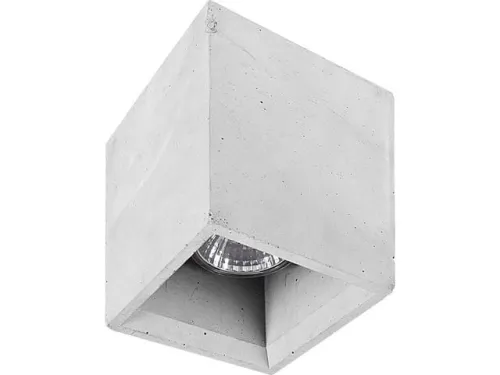 Bestseller Betonowa lampa sufitowa punktowa sześcian Nowodvorski 9388 Bold GU10 12cm x 9cm