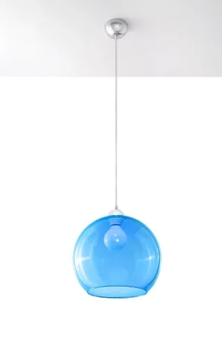 Ball Wisząca Sollux Lighting SL.0251 30cm niebieski Premium