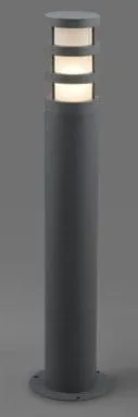 Hit cenowy Grafitowa zewnętrzna lampa stojąca świecący słupek Nowodvorski 4446 Norin I E27 IP44 65cm