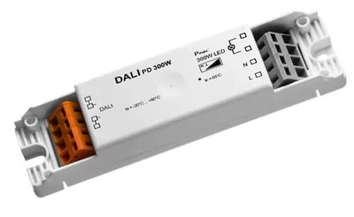 Uniwersalny ściemniacz fazowy z wyjściem sterującym Dali SLV 1002221 10-300W Rabat